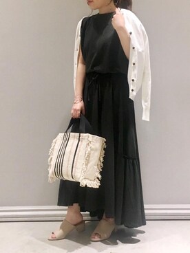 「SHARE PARK（シェアパーク）のアイテム」を使った、SHARE PARKさん（レディース・151cm）の春コーディネート