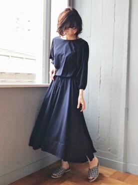 「SHARE PARK（シェアパーク）のアイテム」を使った、SHARE PARKさん（レディース・161cm）の春コーディネート