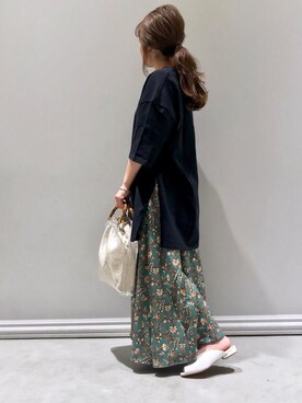 「SHARE PARK（シェアパーク）のアイテム」を使った、SHARE PARKさん（レディース・151cm）の春コーディネート