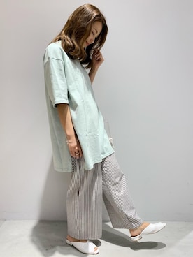 「SHARE PARK（シェアパーク）のアイテム」を使った、SHARE PARKさん（レディース・162cm）の春コーディネート