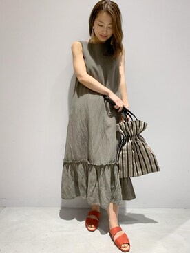 「SHARE PARK（シェアパーク）のアイテム」を使った、SHARE PARKさん（レディース・162cm）の春コーディネート