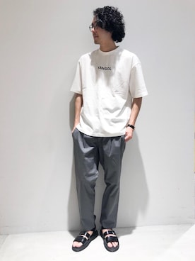 「SHARE PARK（シェアパーク）のアイテム」を使った、SHARE PARKさん（メンズ・180cm）の夏コーディネート