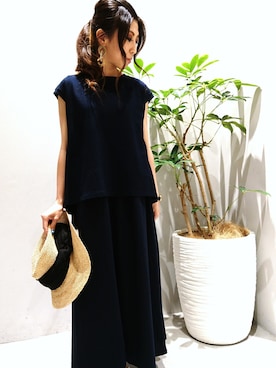 「SHARE PARK（シェアパーク）のアイテム」を使った、SHARE PARKさん（レディース・152cm）の夏コーディネート