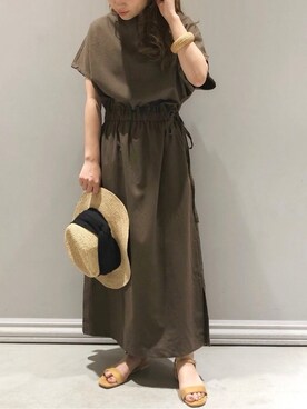 「SHARE PARK（シェアパーク）のアイテム」を使った、SHARE PARKさん（レディース・151cm）の夏コーディネート