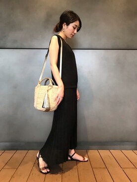 「SHARE PARK（シェアパーク）のアイテム」を使った、SHARE PARKさん（レディース・156cm）の夏コーディネート