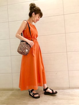 「SHARE PARK（シェアパーク）のアイテム」を使った、SHARE PARKさん（レディース・155cm）の夏コーディネート