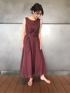 「SHARE PARK（シェアパーク）のアイテム」を使った、SHARE PARKさん（レディース・156cm）の夏コーディネート