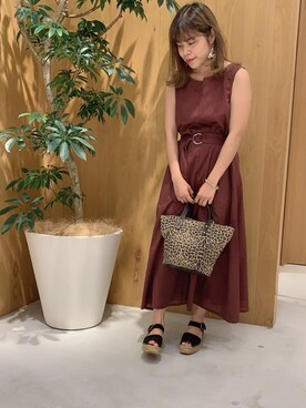「SHARE PARK（シェアパーク）のアイテム」を使った、SHARE PARKさん（レディース・149cm）の夏コーディネート