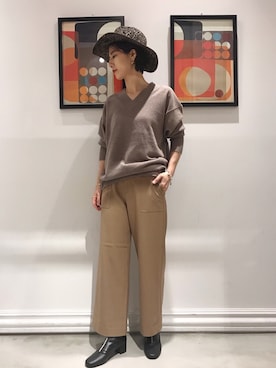 「SHARE PARK（シェアパーク）のアイテム」を使った、SHARE PARKさん（レディース・165cm）の秋コーディネート