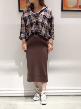 「SHARE PARK（シェアパーク）のアイテム」を使った、SHARE PARKさん（レディース・157cm）の秋コーディネート