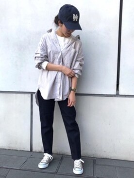 「SHARE PARK（シェアパーク）のアイテム」を使った、SHARE PARKさん（レディース・156cm）の秋コーディネート