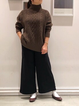 「SHARE PARK（シェアパーク）のアイテム」を使った、SHARE PARKさん（レディース・157cm）の秋コーディネート