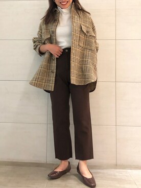「SHARE PARK（シェアパーク）のアイテム」を使った、SHARE PARKさん（レディース・156cm）の秋コーディネート