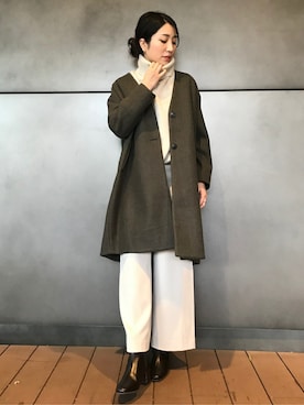 「SHARE PARK（シェアパーク）のアイテム」を使った、SHARE PARKさん（レディース・156cm）の秋コーディネート