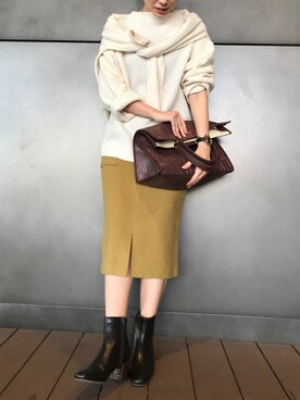 「SHARE PARK（シェアパーク）のアイテム」を使った、SHARE PARKさん（レディース・156cm）の秋コーディネート