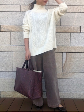 「SHARE PARK（シェアパーク）のアイテム」を使った、SHARE PARKさん（レディース・151cm）の秋コーディネート