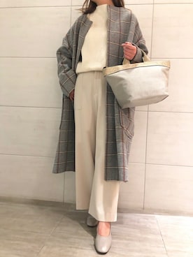 「SHARE PARK（シェアパーク）のアイテム」を使った、SHARE PARKさん（レディース・156cm）の冬コーディネート