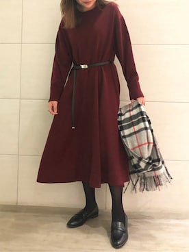 「SHARE PARK（シェアパーク）のアイテム」を使った、SHARE PARKさん（レディース・156cm）の冬コーディネート