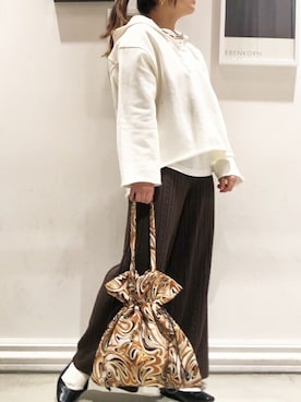 「SHARE PARK（シェアパーク）のアイテム」を使った、SHARE PARKさん（レディース・157cm）の冬コーディネート