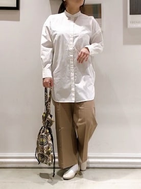 「SHARE PARK（シェアパーク）のアイテム」を使った、SHARE PARKさん（レディース・157cm）の冬コーディネート