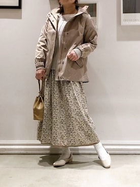 「SHARE PARK（シェアパーク）のアイテム」を使った、SHARE PARKさん（レディース・157cm）の冬コーディネート
