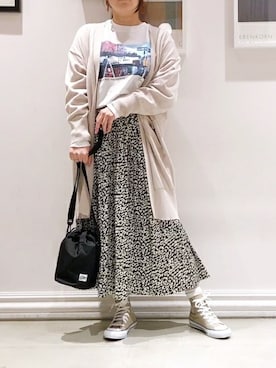 「SHARE PARK（シェアパーク）のアイテム」を使った、SHARE PARKさん（レディース・157cm）の冬コーディネート