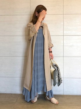 「SHARE PARK（シェアパーク）のアイテム」を使った、SHARE PARKさん（レディース・156cm）の春コーディネート