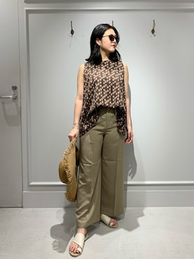 「SHARE PARK（シェアパーク）のアイテム」を使った、SHARE PARKさん（レディース・158cm）の夏コーディネート
