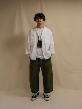 「SHARE PARK（シェアパーク）のアイテム」を使った、SHARE PARKさん（メンズ・170cm）の夏コーディネート