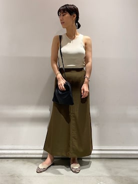 「SHARE PARK（シェアパーク）のアイテム」を使った、SHARE PARKさん（レディース・165cm）の夏コーディネート