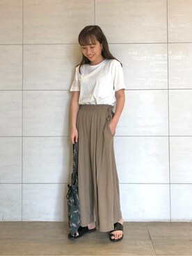 「SHARE PARK（シェアパーク）のアイテム」を使った、SHARE PARKさん（レディース・156cm）の夏コーディネート