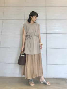 「SHARE PARK（シェアパーク）のアイテム」を使った、SHARE PARKさん（レディース・156cm）の夏コーディネート