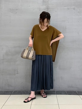 「SHARE PARK（シェアパーク）のアイテム」を使った、SHARE PARKさん（レディース・152cm）の夏コーディネート