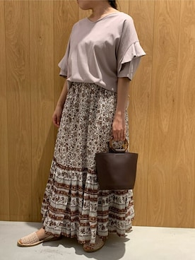 「SHARE PARK（シェアパーク）のアイテム」を使った、SHARE PARKさん（レディース・149cm）の夏コーディネート
