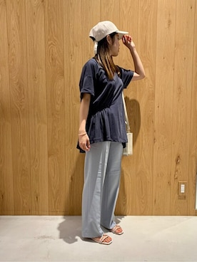 「SHARE PARK（シェアパーク）のアイテム」を使った、SHARE PARKさん（レディース・149cm）の夏コーディネート