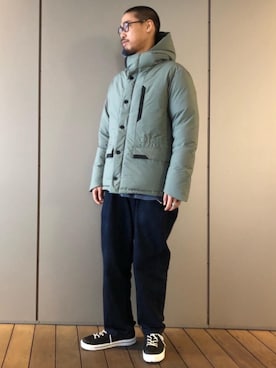 「グリーンレーベルリラクシング」｜甲斐　龍太郎さん（メンズ・178cm）の冬コーディネート