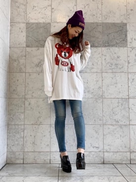 Ayakaさん（レディース・161cm）の冬コーディネート