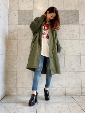 Ayakaさん（レディース・161cm）の冬コーディネート