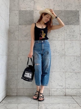 [希少] HYSTERIC GLAMOUR 巾着 HYSTERIC GLAMOUR PANDA MANIA レザー巾着トート 黒 トートバッグ