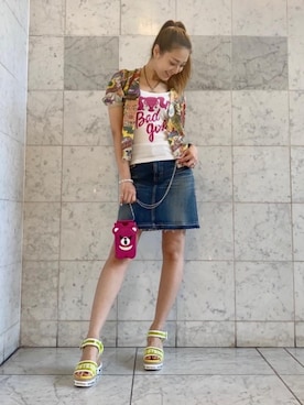 「ウェッジソール」｜「アイテム（PC・スマホグッズ/家電）」を使った、Ayakaさん（レディース・161cm）の秋コーディネート