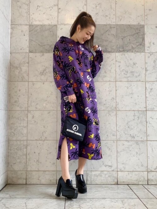 ファッションの ロングワンピース Paradise柄 Mondo ヒステリックグラマー ワンピース Studiozugni It