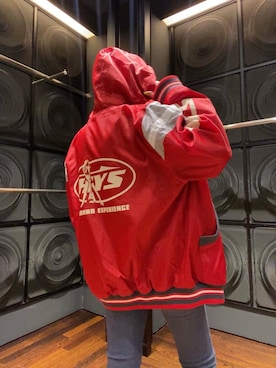 「ﾋﾞｯｸﾞｼﾙｴｯﾄ」｜「アイテム（ジャケット/アウター）」を使った、Ayakaさん（レディース・161cm）の冬コーディネート
