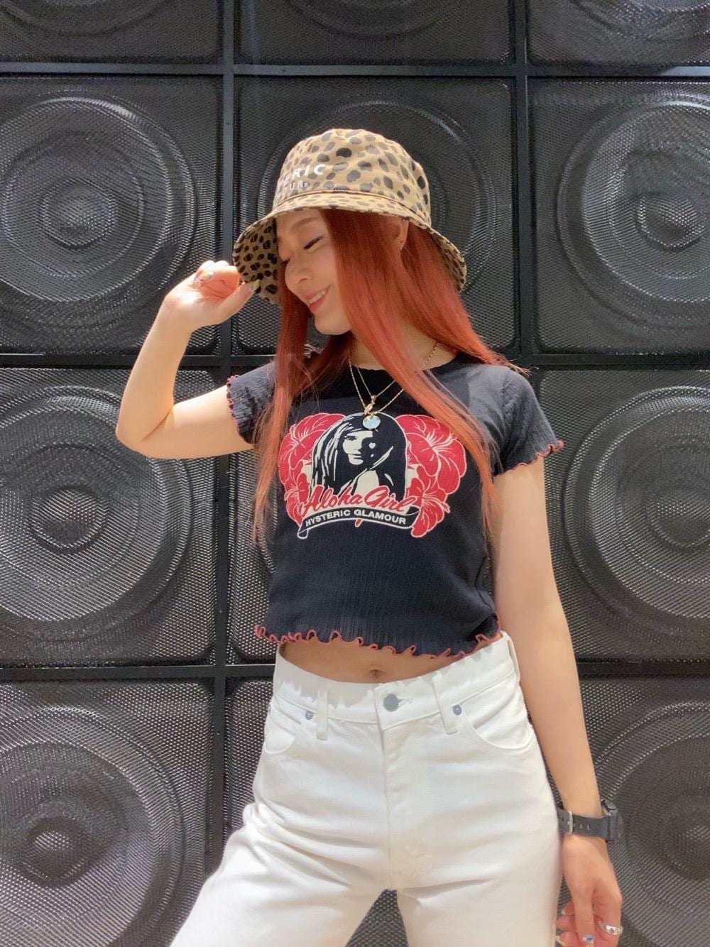 ヒステリックグラマーチビT アロハガール☆ HYSTERIC GLAMOUR（ヒステリックグラマー）の「ALOHA GIRL チビT
