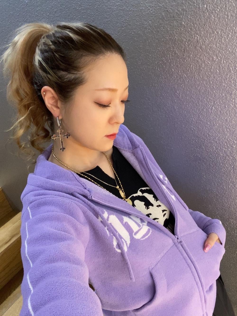 ヒステリックグラマー♡ AMPLIFIED チビTシャツ美品 HYSTERIC GLAMOUR（ヒステリックグラマー）の「AMPLIFIED チビT