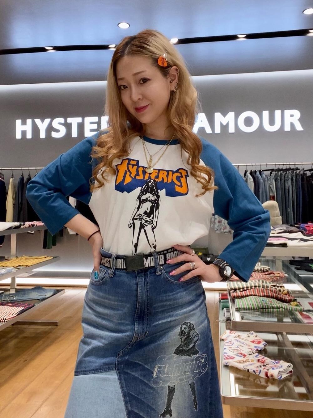 Ayaka(HYSTERIC GLAMOUR仙台店)｜HYSTERIC GLAMOURのTシャツ