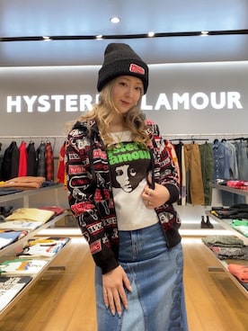 「ニットキャップ」｜「アイテム（キャップ）」を使った、Ayakaさん（レディース・161cm）の冬コーディネート