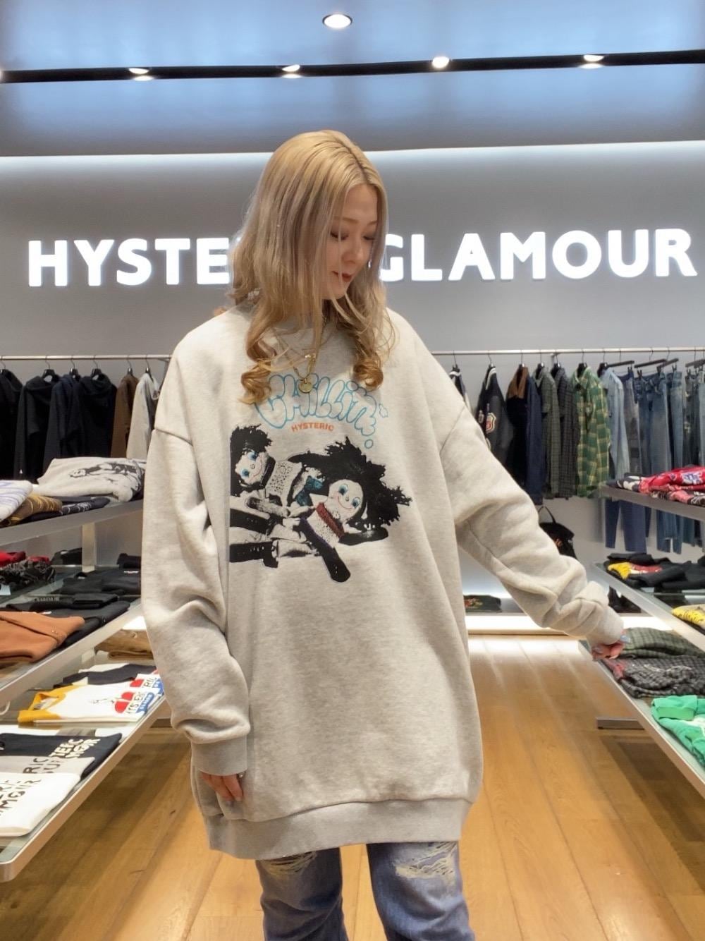 HYSTERIC GLAMOURのアイテムを使った「スウェットワンピース」の人気