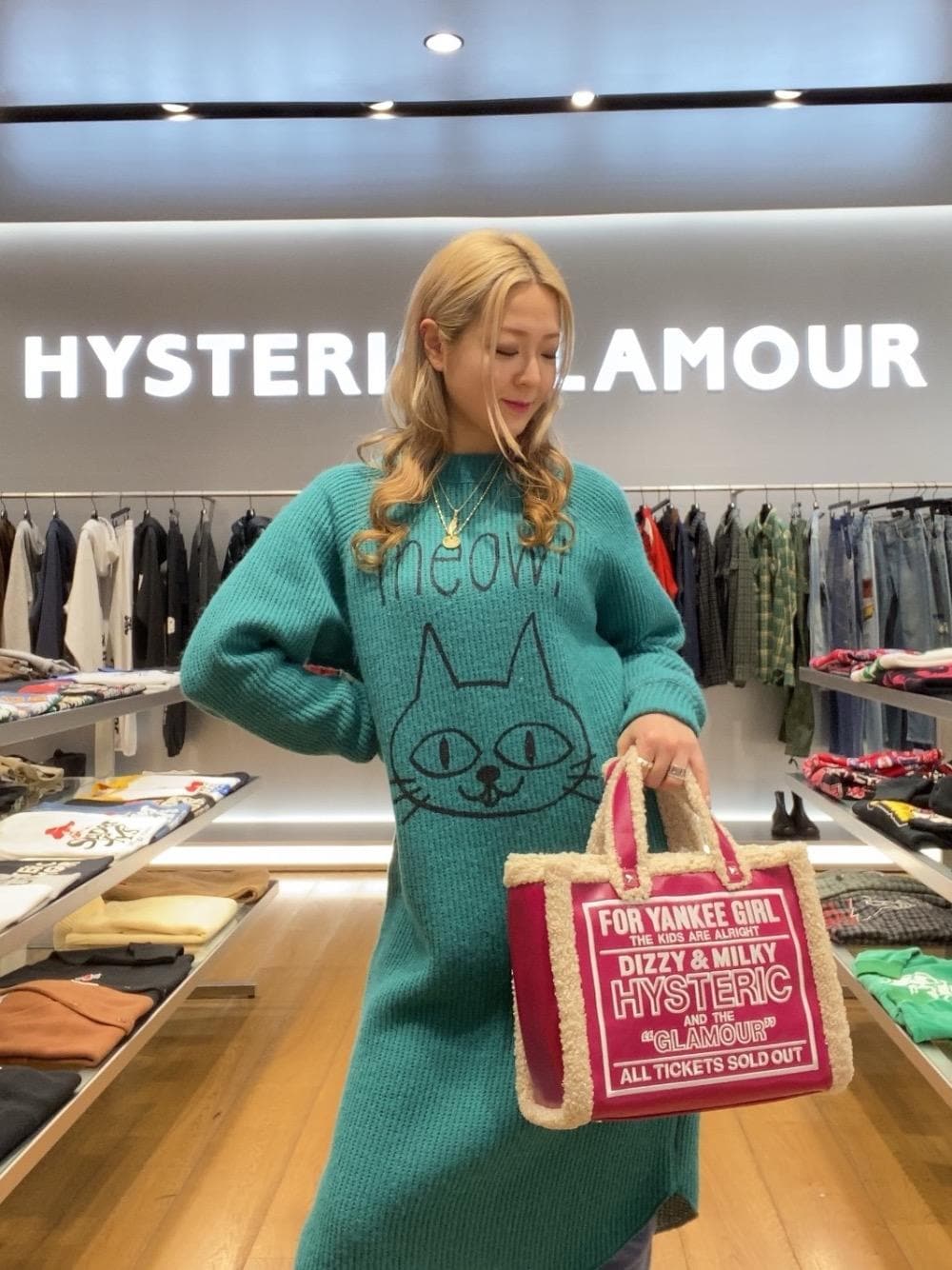 HYSTERIC GLAMOUR（ヒステリックグラマー）の「DIZZY&MILKY刺繍