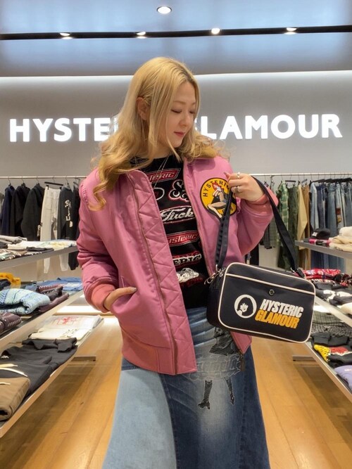 ヒステリックグラマー FANTASTIC BOX柄ジャカード ショート丈パーカー HYSTERIC GLAMOUR（ヒステリックグラマー） ニット FANTASTIC BOX柄