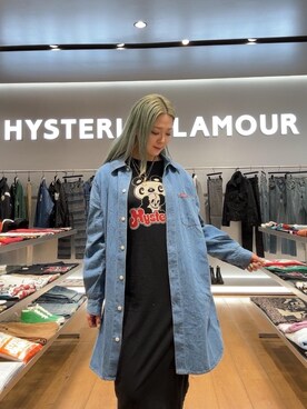 HYSTERIC GLAMOUR（ヒステリックグラマー）の「BLACK CATS FLOWER総柄 